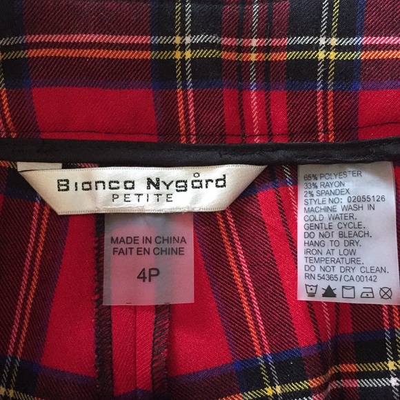 Tartan Crop Petite Pant - Picture 5 of 6